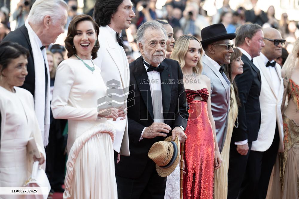 Annual Cannes Film Festival - Megalopolis Red Carpet - Cannes DN
