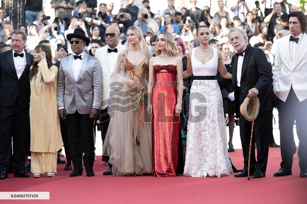 Annual Cannes Film Festival - Megalopolis Red Carpet - Cannes DN
