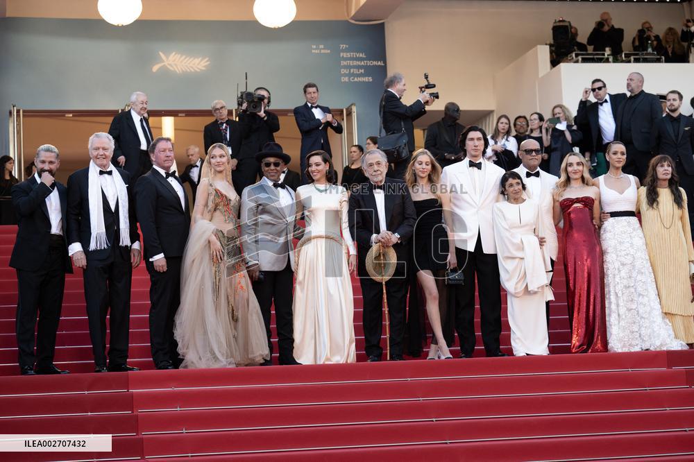 Annual Cannes Film Festival - Megalopolis Red Carpet - Cannes DN