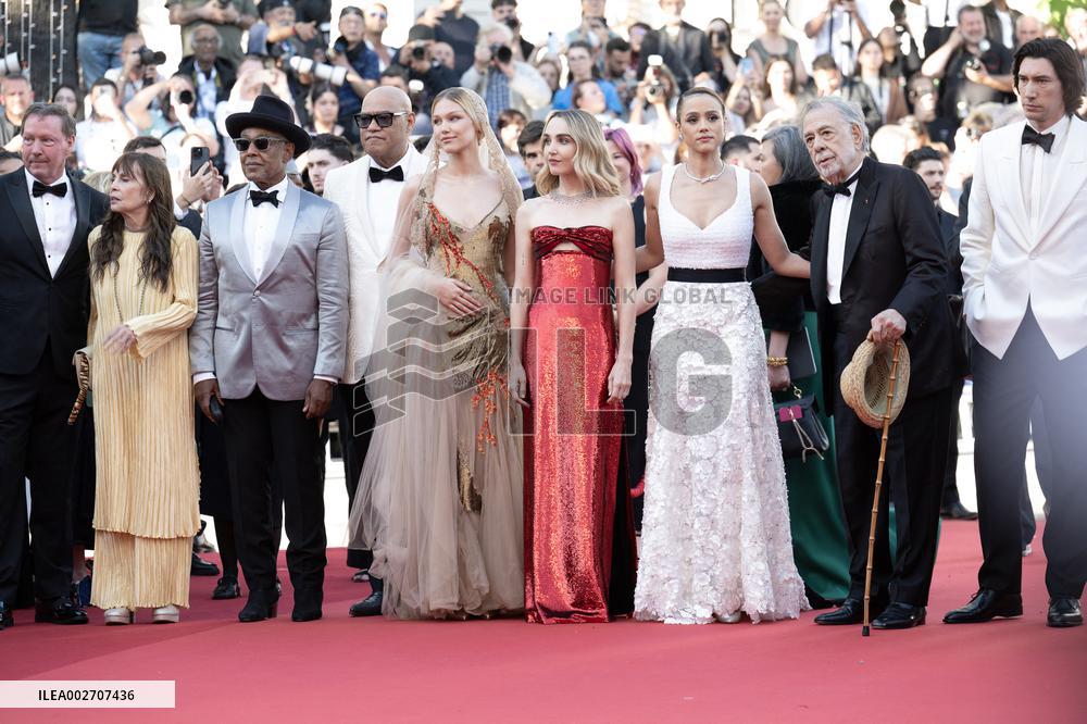 Annual Cannes Film Festival - Megalopolis Red Carpet - Cannes DN