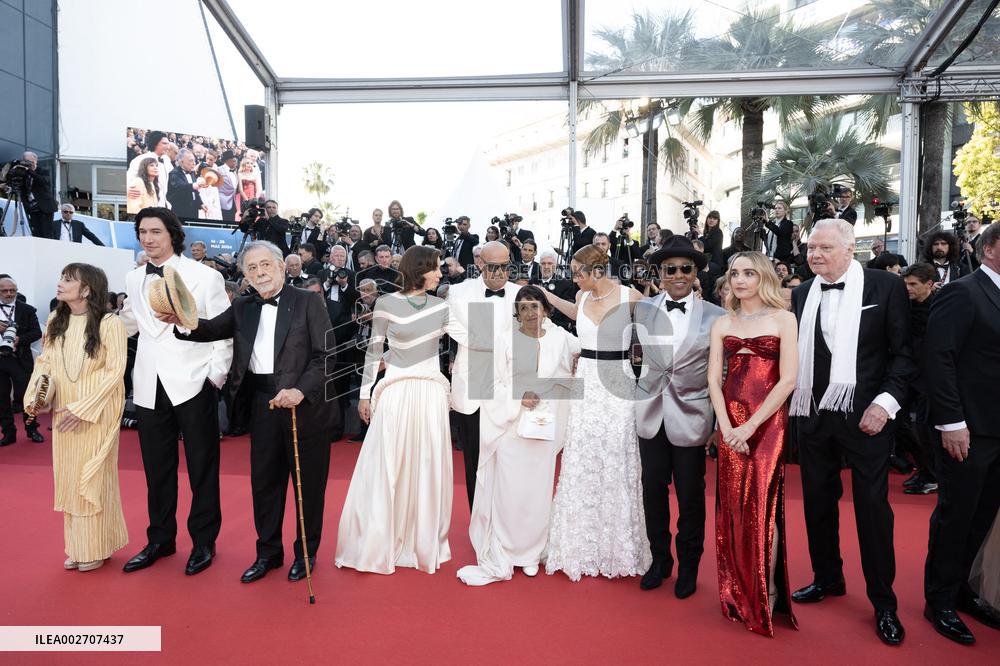 Annual Cannes Film Festival - Megalopolis Red Carpet - Cannes DN