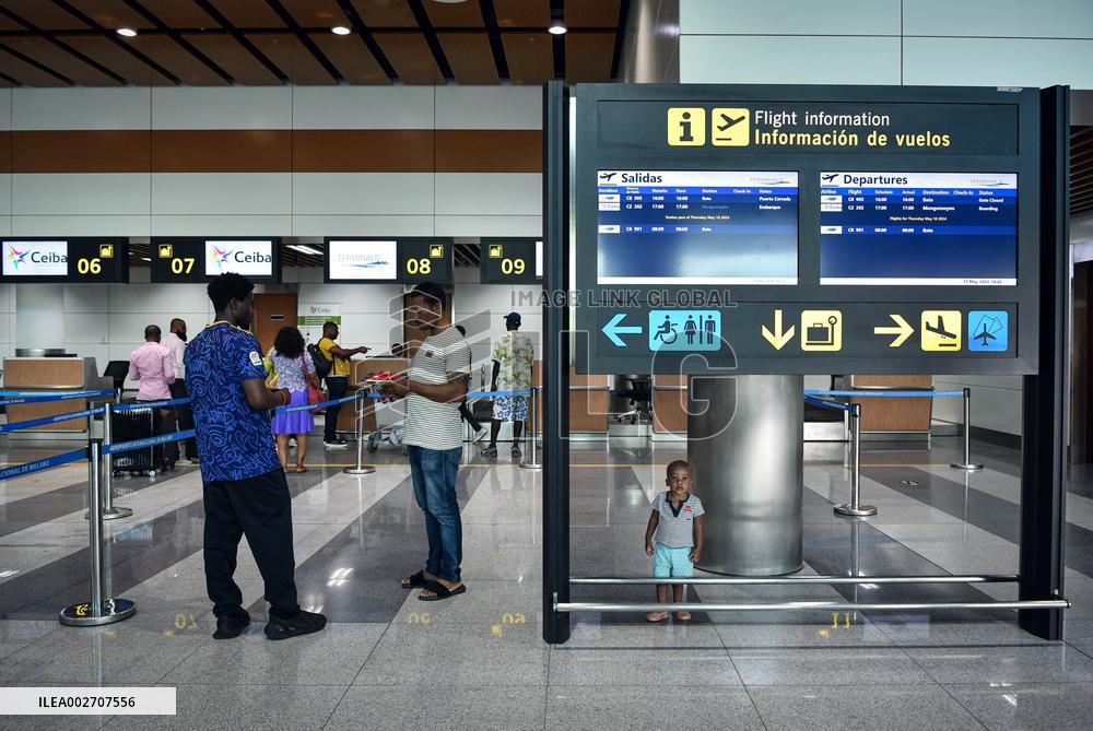 EQUATORIAL GUINEA-MALABO-CHINESE-BUILT AIRPORT TERMINAL