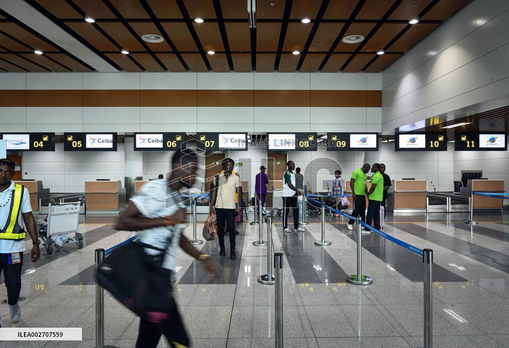 EQUATORIAL GUINEA-MALABO-CHINESE-BUILT AIRPORT TERMINAL