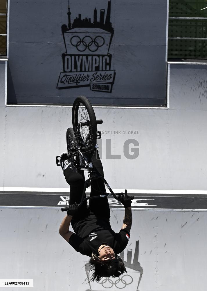 (SP)CHINA-SHANGHAI-OLYMPIC QUALIFIER SERIES SHANGHAI-CYCLING-BMX FREESTYLE (CN)