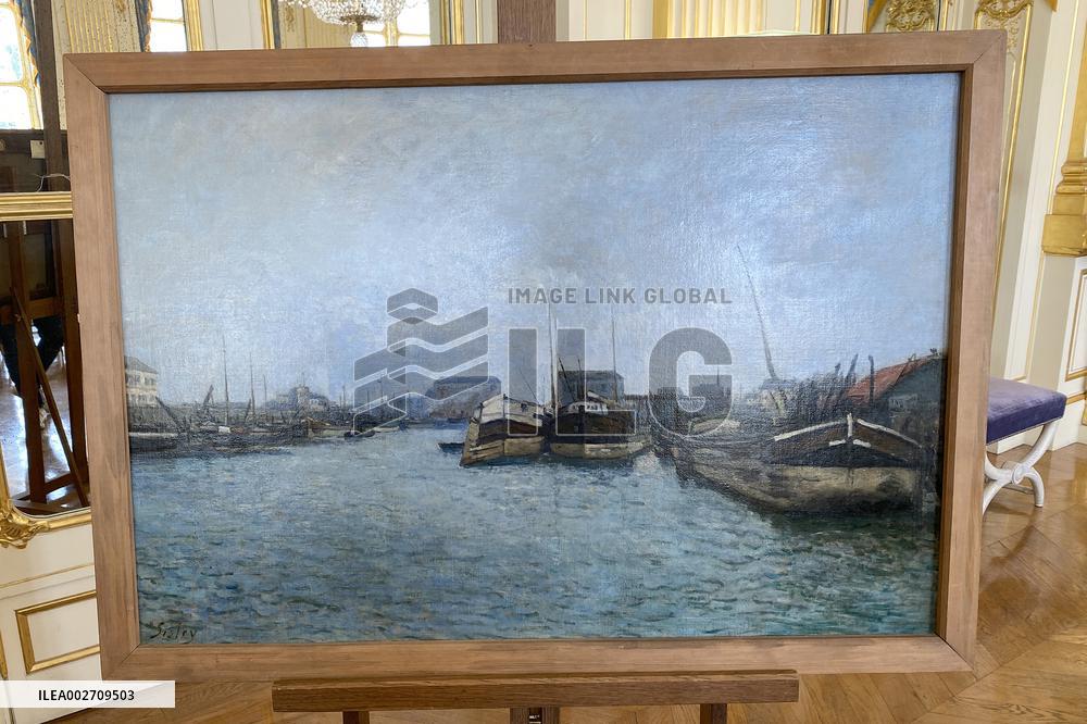 Return Of Two Works Of Art Stolen During The Second World War - Paris