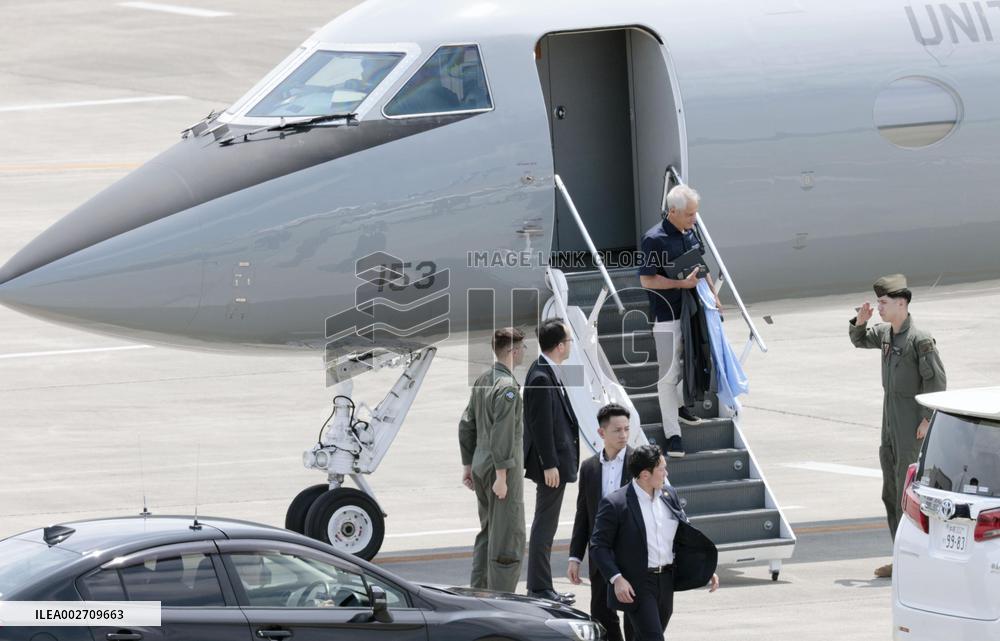 U.S. ambassador to Japan visits Ishigaki Island