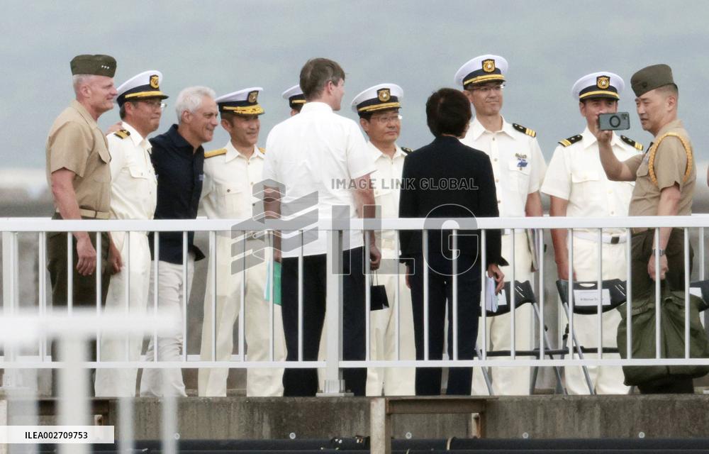 U.S. ambassador to Japan visits Ishigaki Island