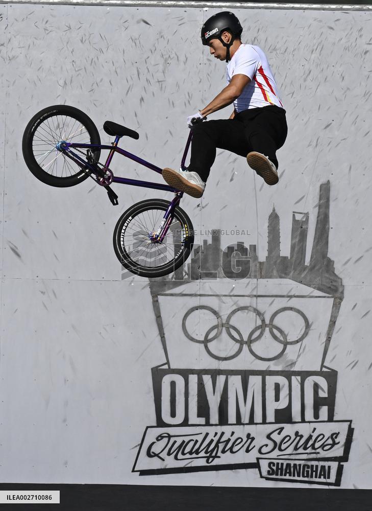 (SP)CHINA-SHANGHAI-OLYMPIC QUALIFIER SERIES SHANGHAI-CYCLING-BMX FREESTYLE (CN)
