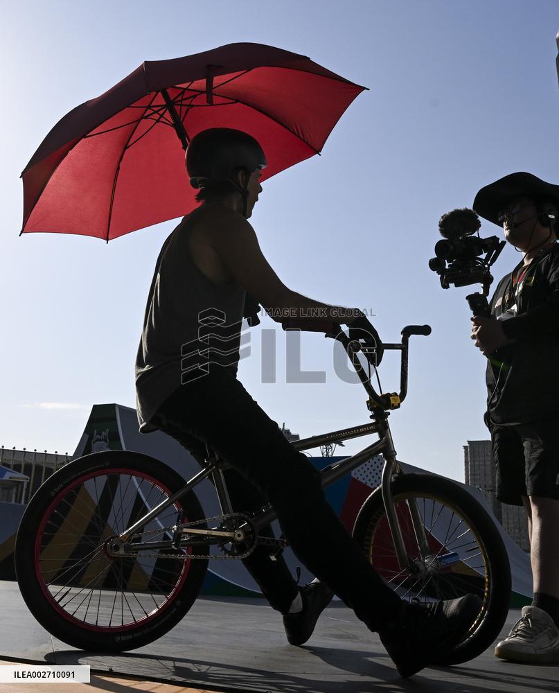 (SP)CHINA-SHANGHAI-OLYMPIC QUALIFIER SERIES SHANGHAI-CYCLING-BMX FREESTYLE (CN)