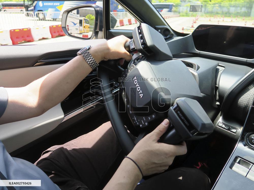Toyota displays new steering system for disabled people