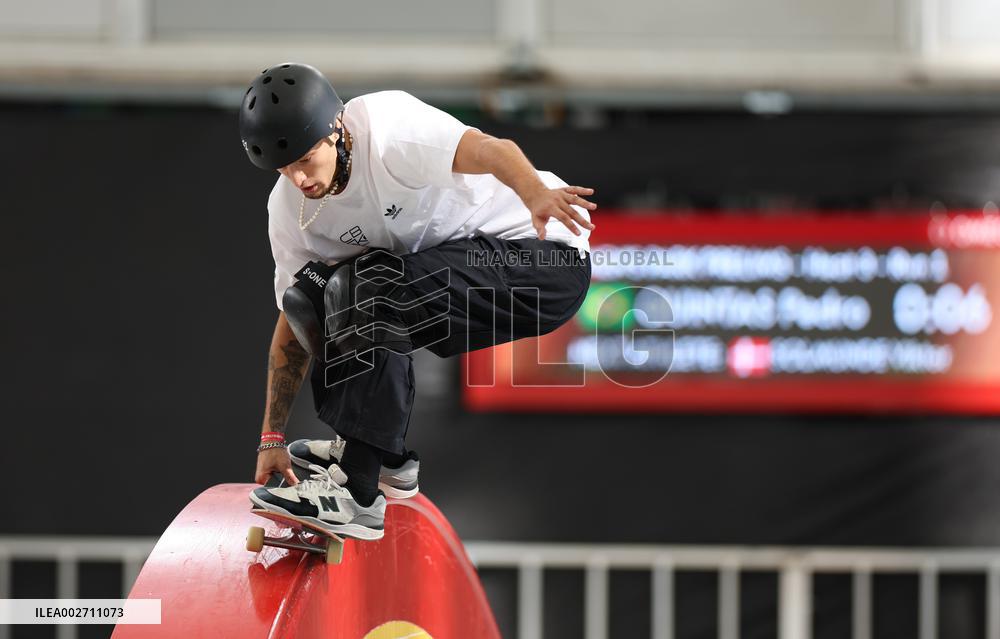 (SP)CHINA-SHANGHAI-OLYMPIC QUALIFIER SERIES SHANGHAI-SKATEBOARDING-MEN'S PARK-PRELIMS (CN)