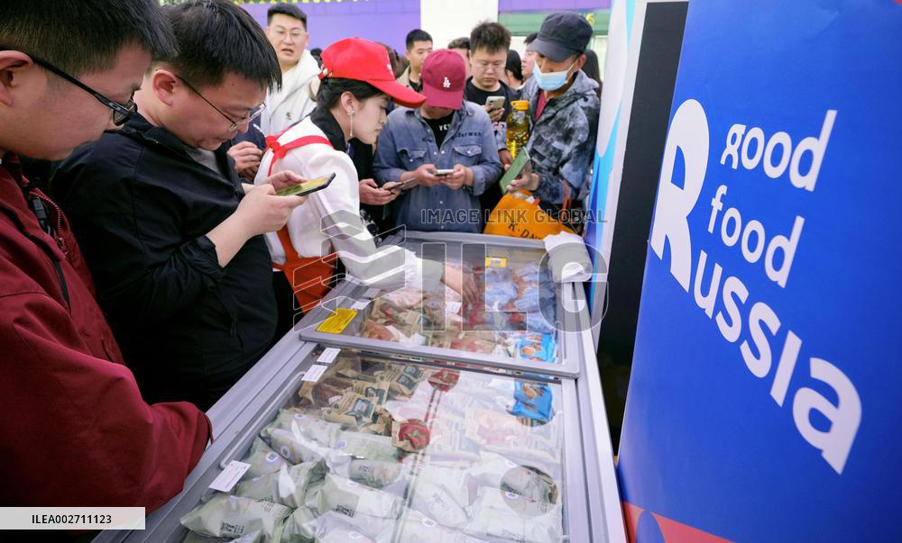 PR event for Russian foods in Harbin