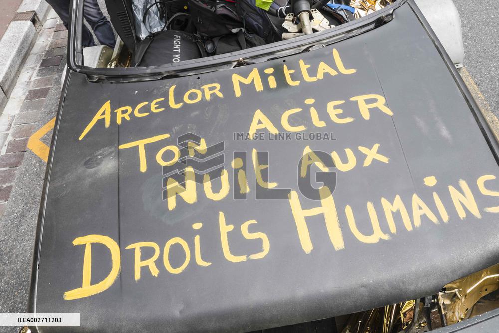 Demonstration During The Passage Of The Olympic Flame - Toulouse