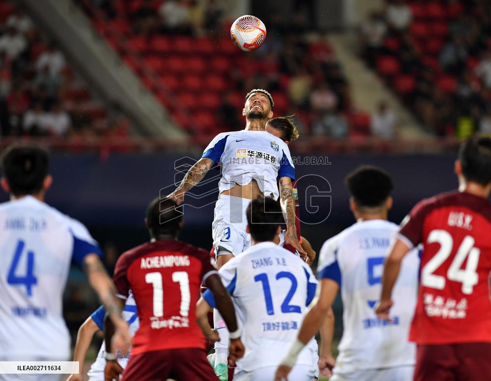 (SP)CHINA-ZHENGZHOU-FOOTBALL-CSL-HENAN VS WUHAN (CN)