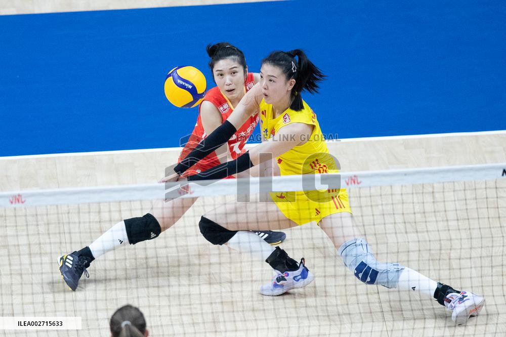 (SP)BRAZIL-RIO DE JANEIRO-VOLLEYBALL-NATIONS LEAGUE-WOMEN-CHN VS CAN