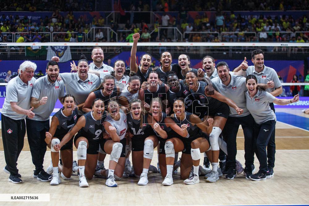 (SP)BRAZIL-RIO DE JANEIRO-VOLLEYBALL-NATIONS LEAGUE-WOMEN-CHN VS CAN
