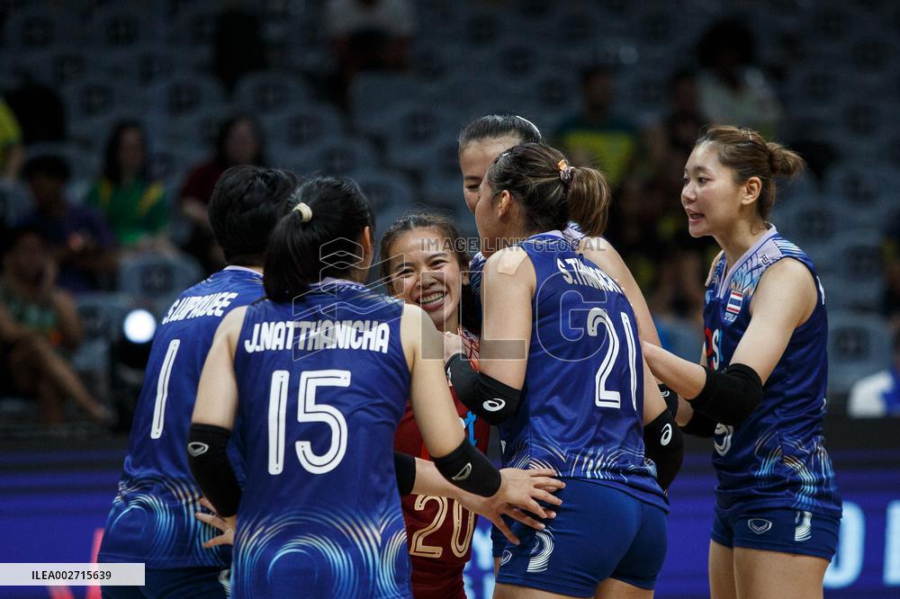 (SP)BRAZIL-RIO DE JANEIRO-VOLLEYBALL-NATIONS LEAGUE-WOMEN-SRB VS THA