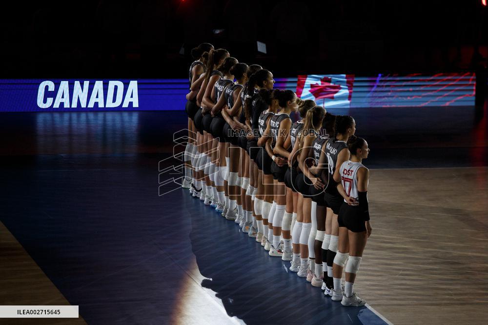 (SP)BRAZIL-RIO DE JANEIRO-VOLLEYBALL-NATIONS LEAGUE-WOMEN-CHN VS CAN