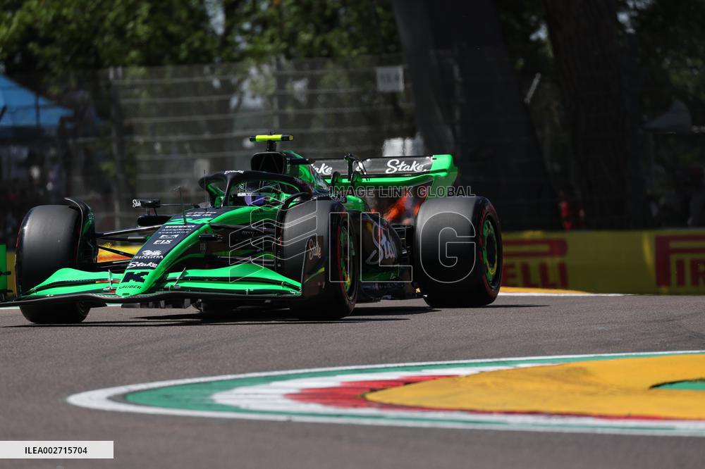 (SP)ITALY-IMOLA-AUTO-F1 GRAND PRIX-PRACTICE SESSION
