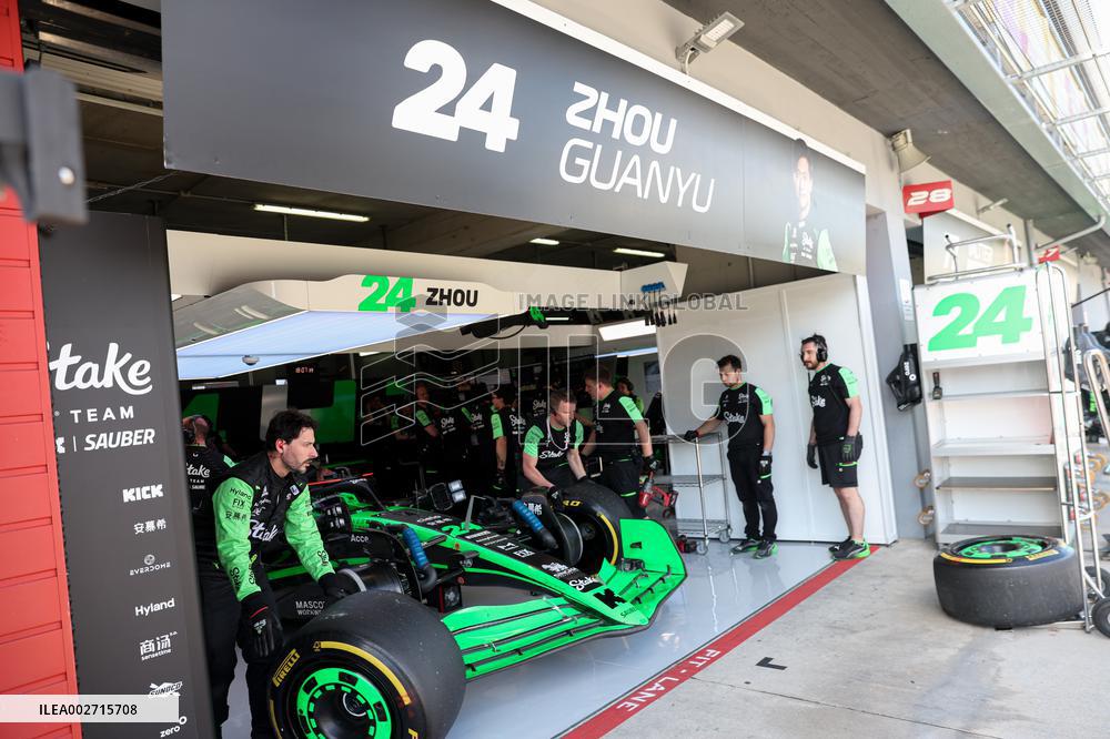 (SP)ITALY-IMOLA-AUTO-F1 GRAND PRIX-PRACTICE SESSION