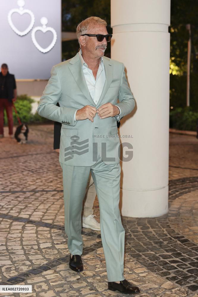 Cannes - Kevin Costner Exits The Martinez