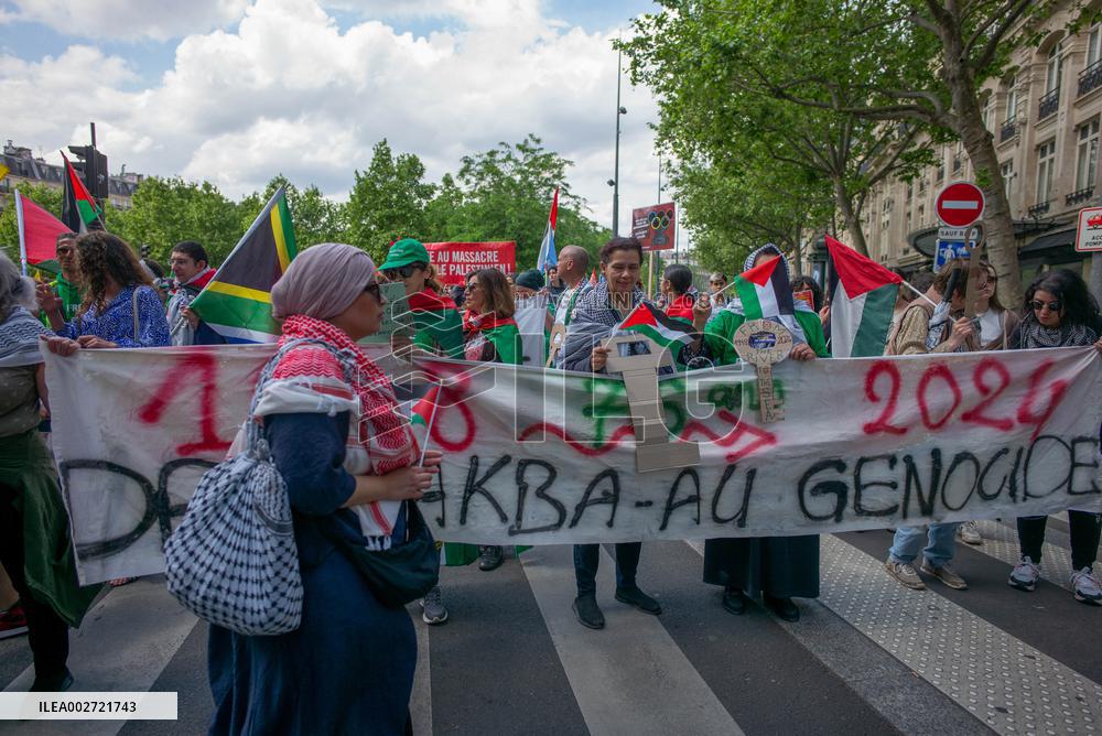 Pro-Palestine Rally - Paris