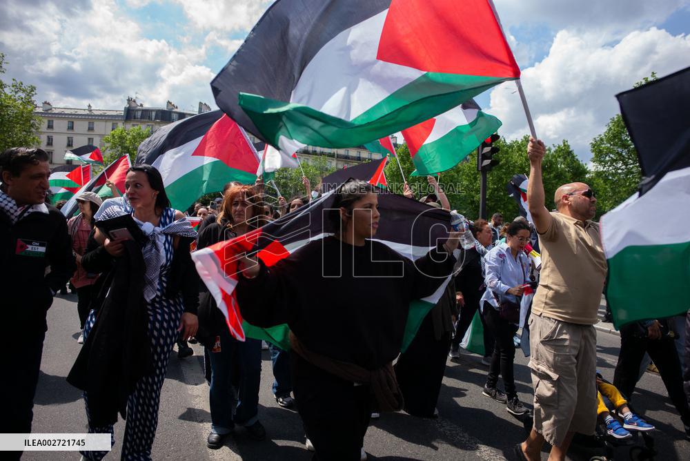 Pro-Palestine Rally - Paris
