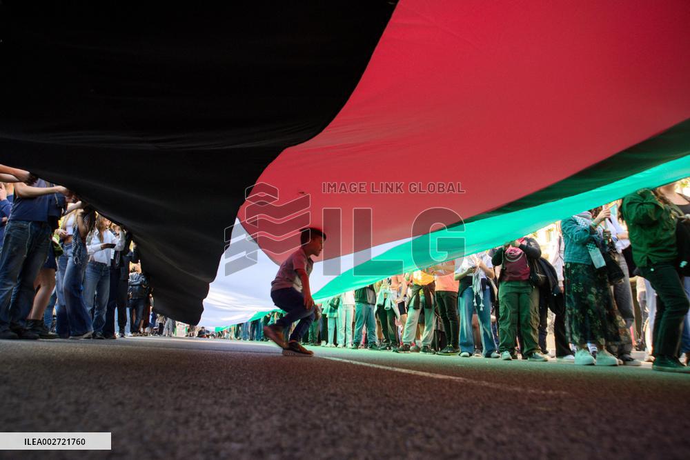 Pro-Palestine Rally - Barcelona
