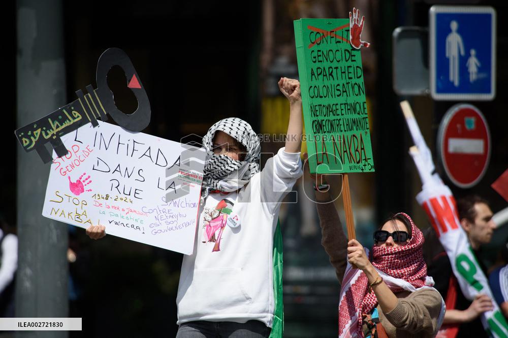 Pro-Palestine Rally - Paris