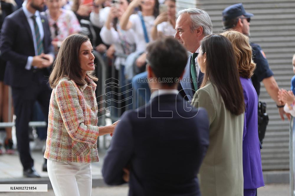 Queen Letizia Attends Copa de SM la Reina Iberdrola - Zaragoza