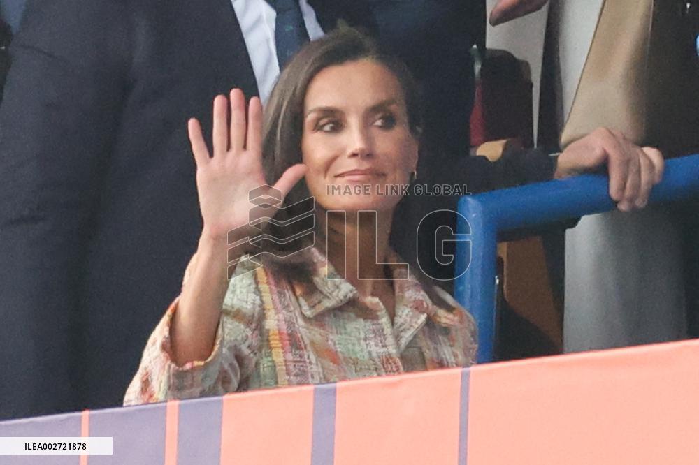 Queen Letizia Attends Copa de SM la Reina Iberdrola - Zaragoza