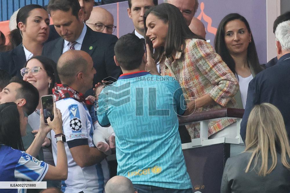 Queen Letizia Attends Copa de SM la Reina Iberdrola - Zaragoza