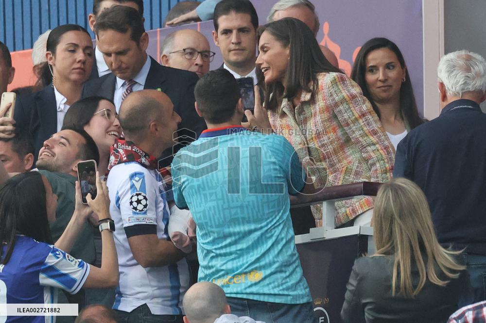 Queen Letizia Attends Copa de SM la Reina Iberdrola - Zaragoza