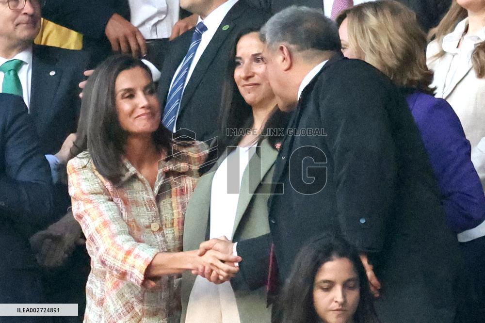 Queen Letizia Attends Copa de SM la Reina Iberdrola - Zaragoza