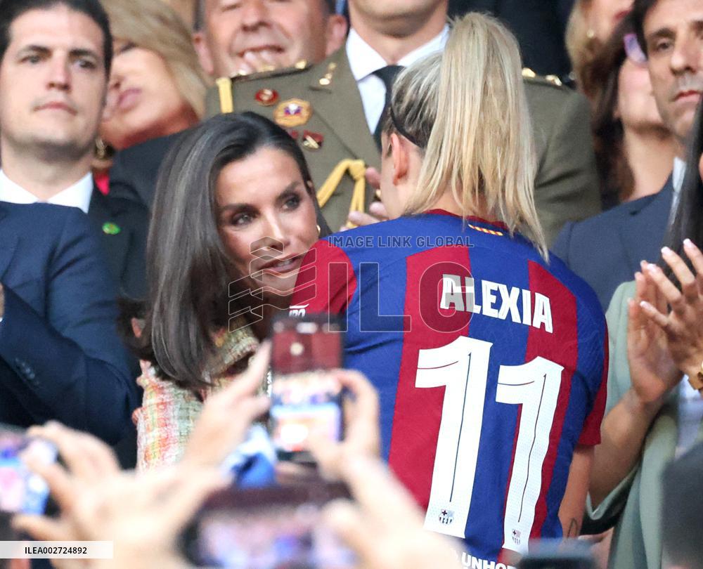 Queen Letizia Attends Copa de SM la Reina Iberdrola - Zaragoza