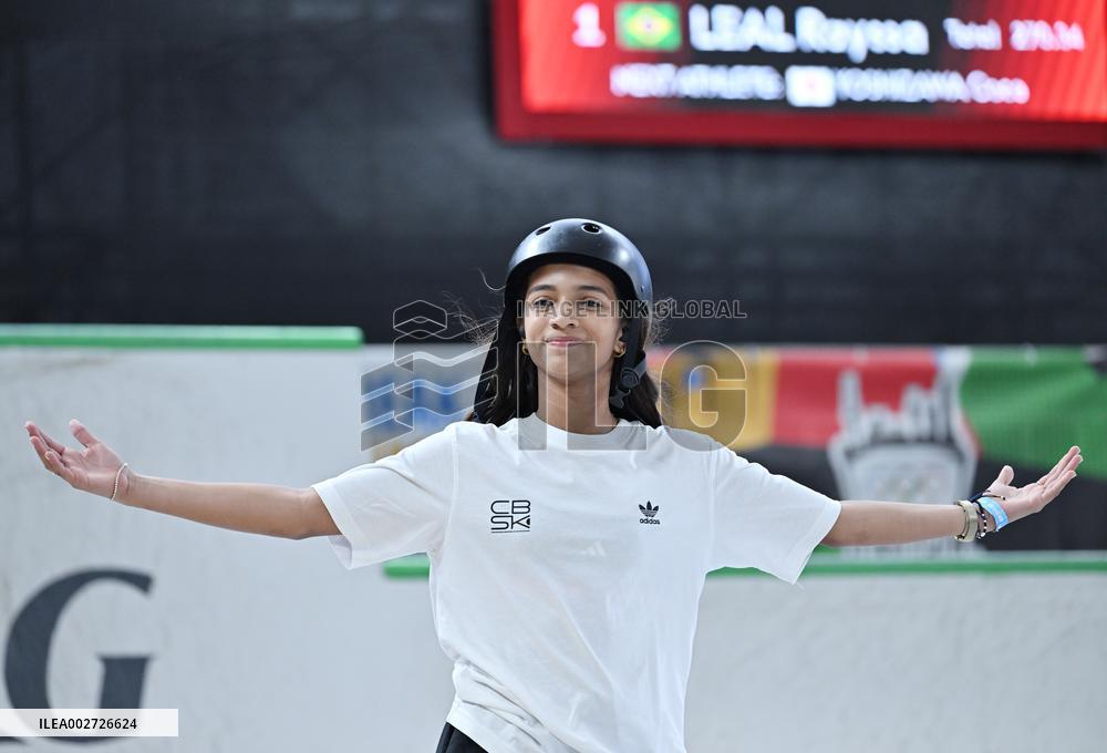 (SP)CHINA-SHANGHAI-OLYMPIC QUALIFIER SERIES SHANGHAI-SKATEBOARDING-WOMEN'S STREET-FINAL (CN)