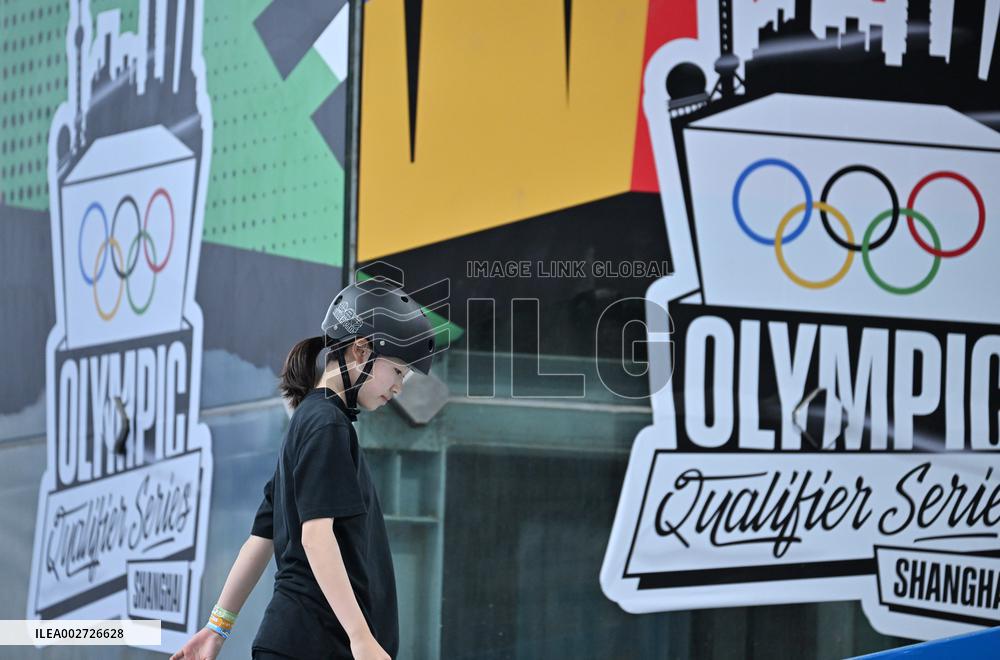 (SP)CHINA-SHANGHAI-OLYMPIC QUALIFIER SERIES SHANGHAI-SKATEBOARDING-WOMEN'S STREET-FINAL (CN)