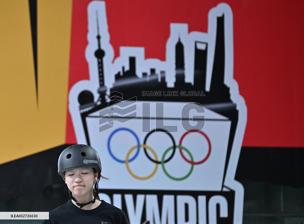 (SP)CHINA-SHANGHAI-OLYMPIC QUALIFIER SERIES SHANGHAI-SKATEBOARDING-WOMEN'S STREET-FINAL (CN)