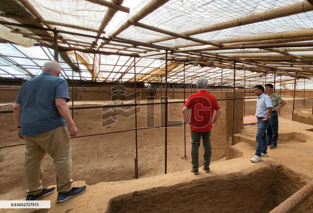 CHINA-ANYANG-AMERICAN CURATORS-YINXU-VISIT