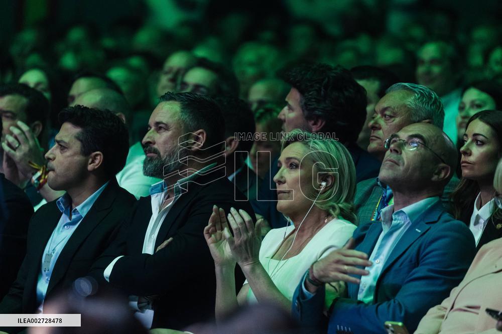 Marine Le Pen At VOX Meeting Viva 24 - Madrid