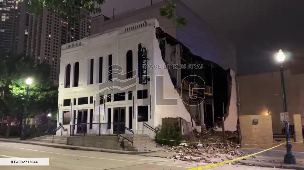 US: Powerful Storm With Hurricane-Force Winds Leaves Trail Of Destruction In Houston