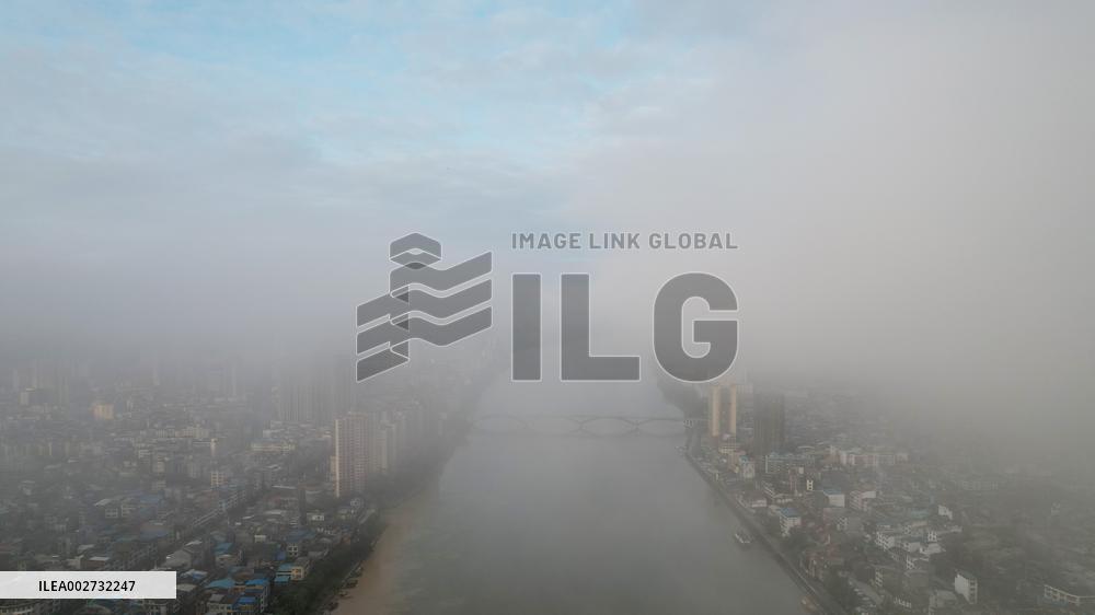 Rainstorm Hit Liuzhou, China