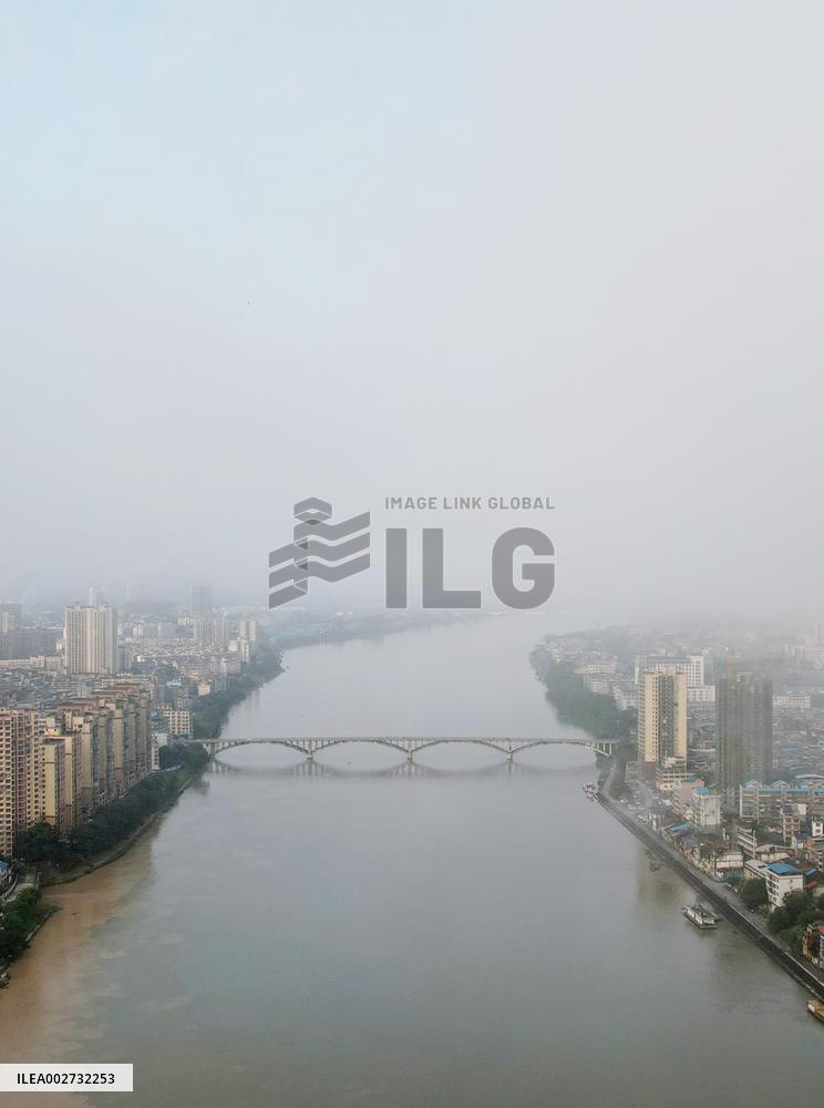 Rainstorm Hit Liuzhou, China