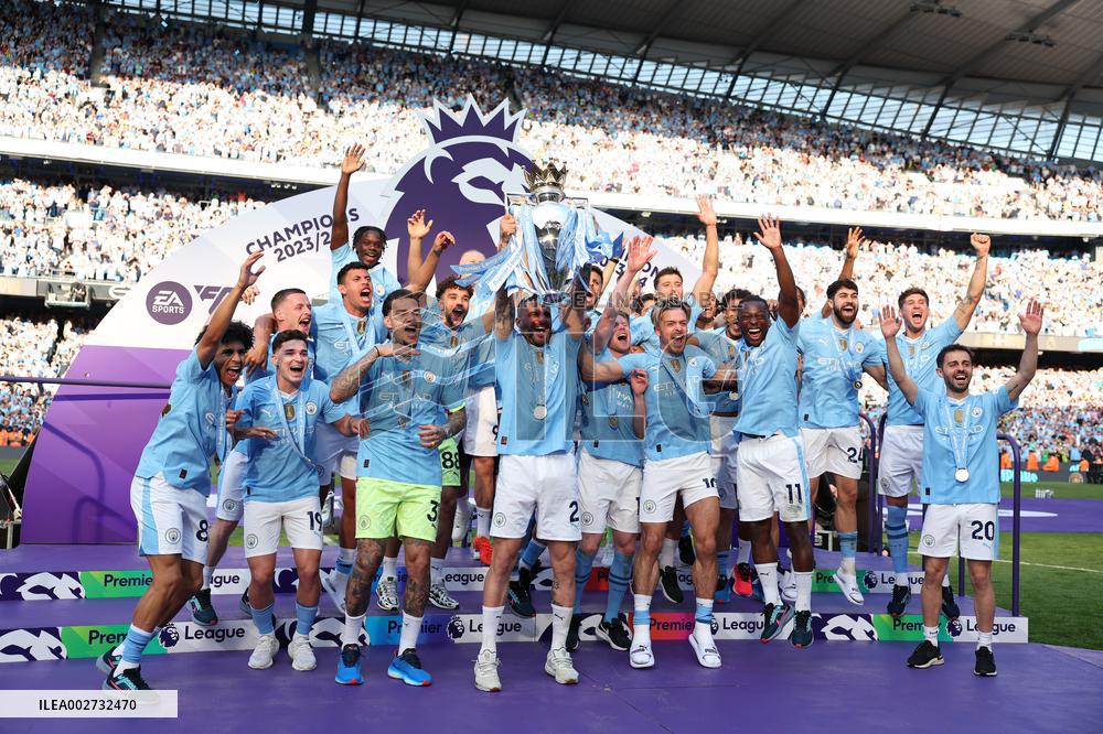 (SP)BRITAIN-MANCHESTER-FOOTBALL-ENGLISH PREMIER LEAGUE-MANCHESTER CITY VS WEST HAM UNITED