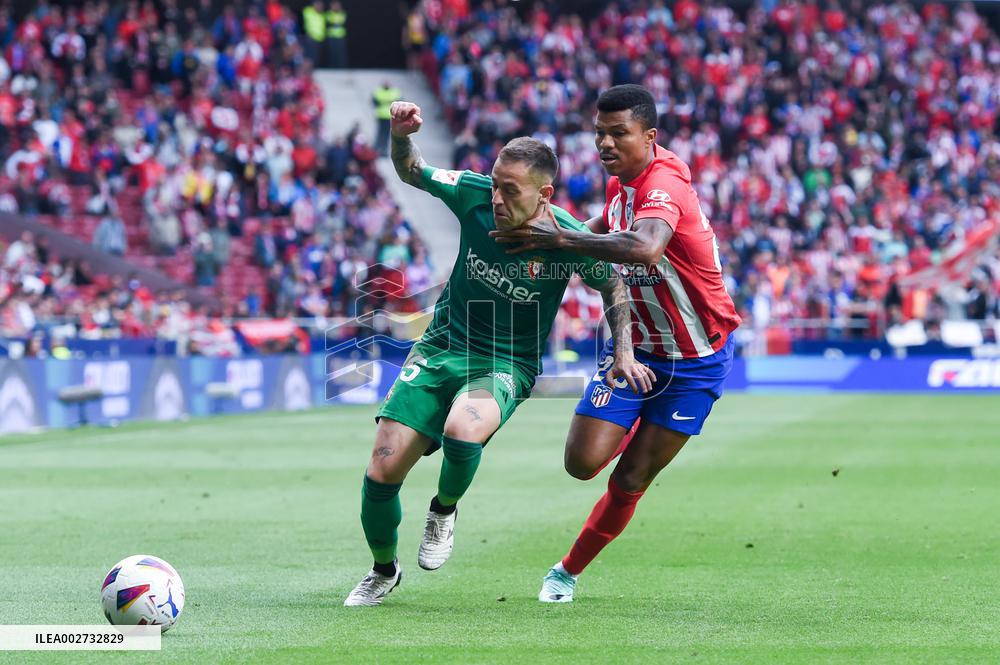 (SP)SPAIN-MADRID-FOOTBALL-LA LIGA-ATLETICO MADRID VS OSASUNA