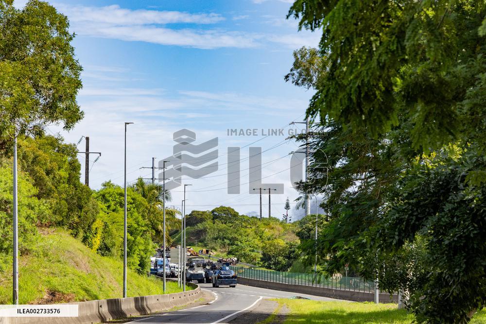 French Forces Launch 'Major Operation' To Open Route To Noumea
