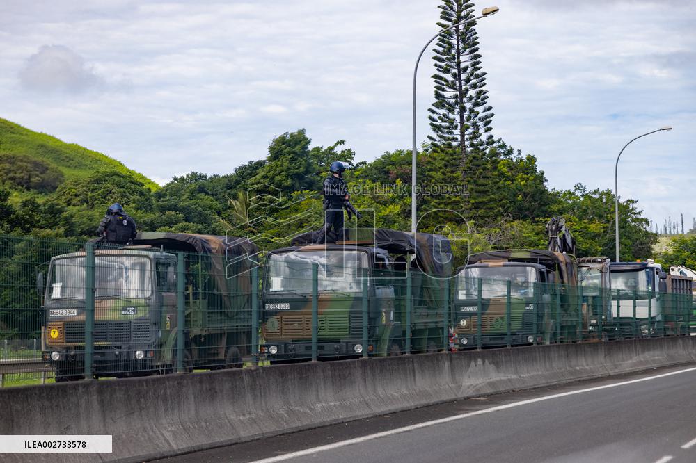 French Forces Launch 'Major Operation' To Open Route To Noumea