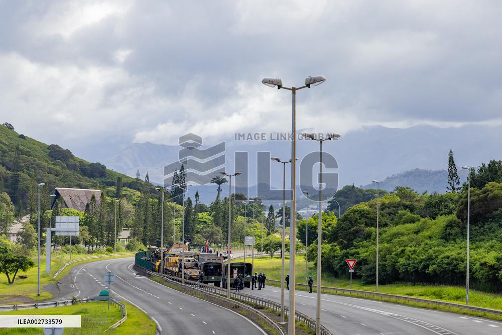 French Forces Launch 'Major Operation' To Open Route To Noumea
