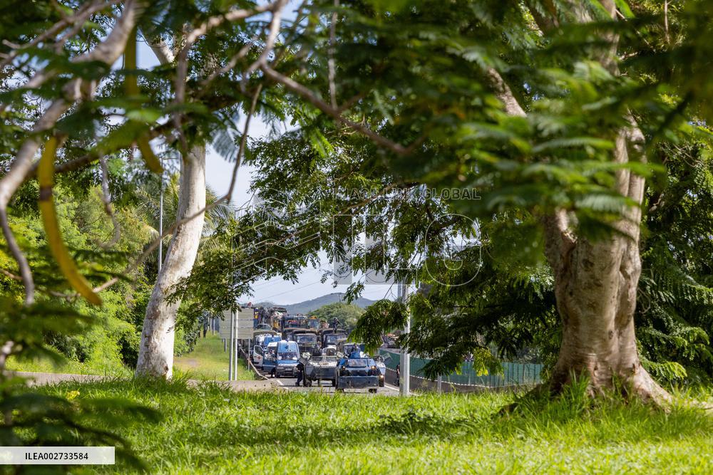 French Forces Launch 'Major Operation' To Open Route To Noumea
