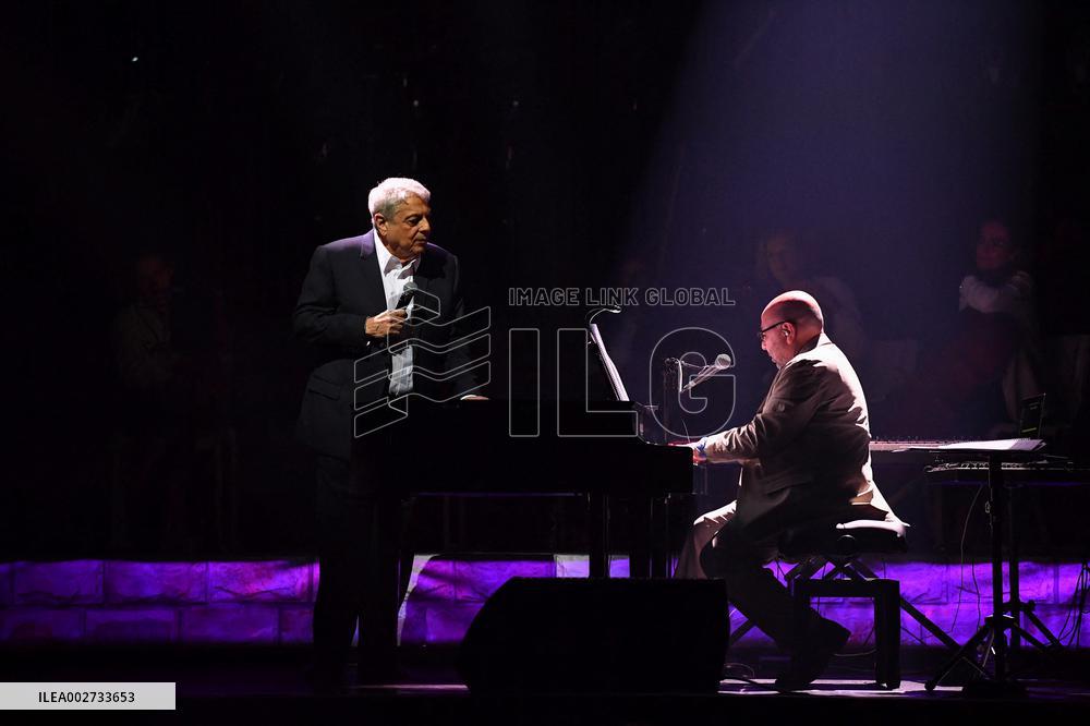Enrico Macias Performs At L'Olympia - Paris